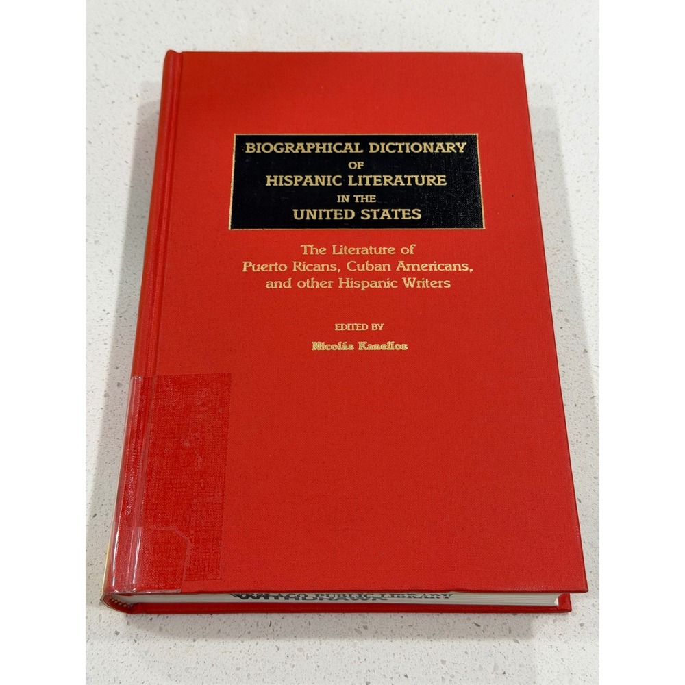 Biographical Dictionary of Hispanic Literature in the United States Kanellos Red